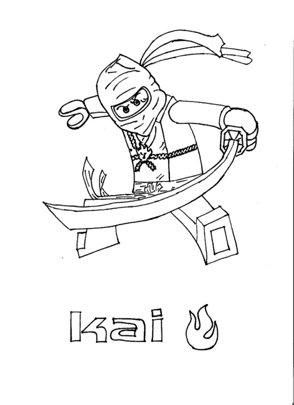 Kai Ninjago Coloring Pages Free Printable Coloring Pages 