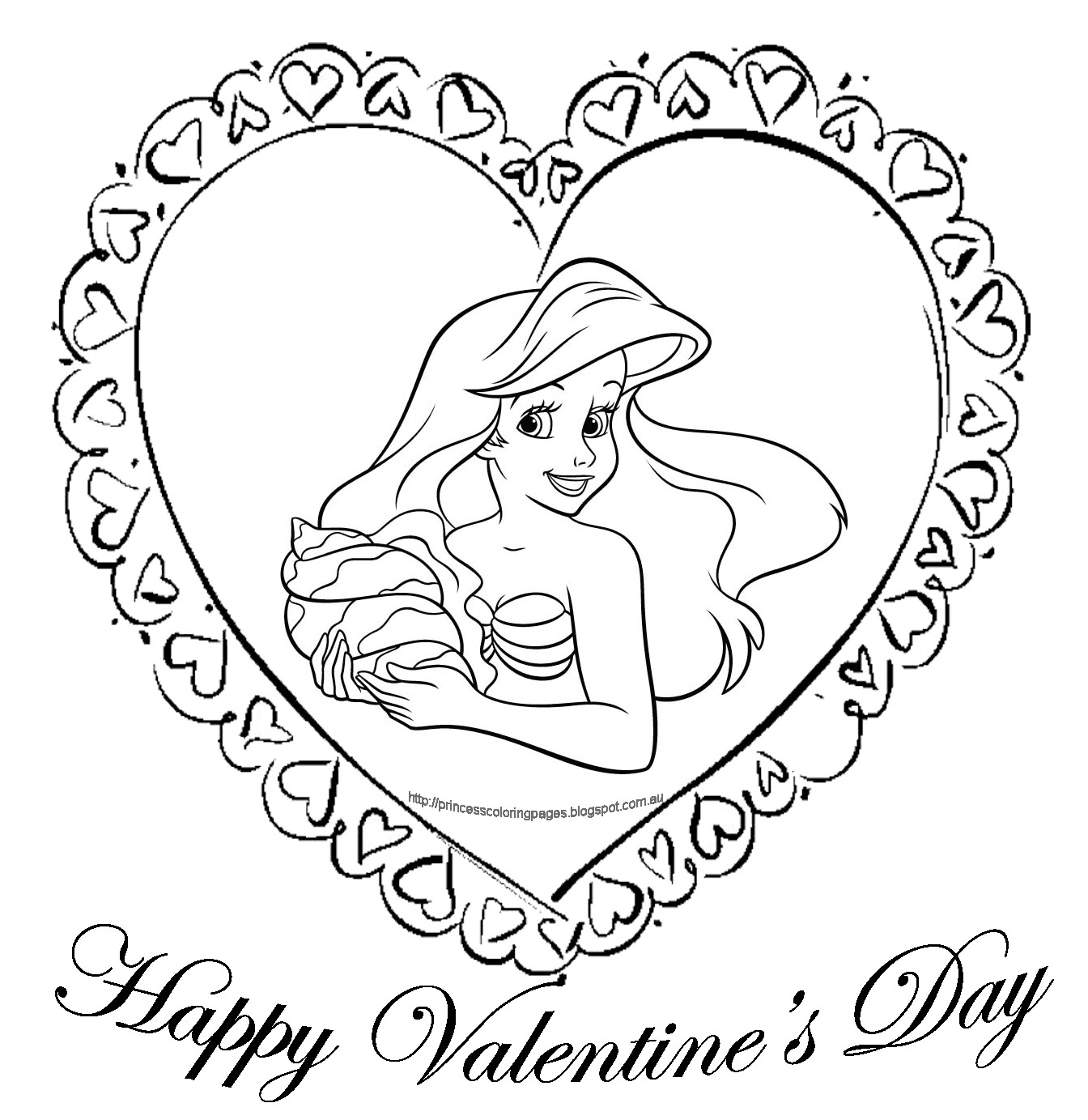 valentine coloring pages printable free - photo #35