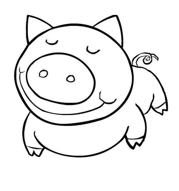 year of the pig coloring pages - photo #31