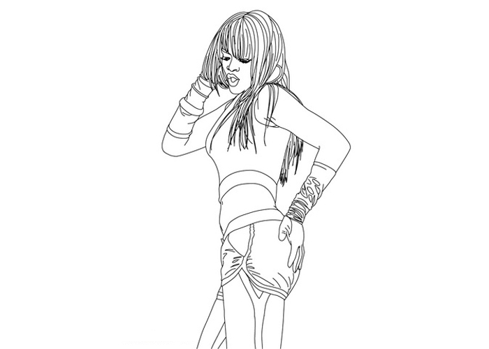 Rihanna Coloring Pages Rihanna Songs Rihanna New Album