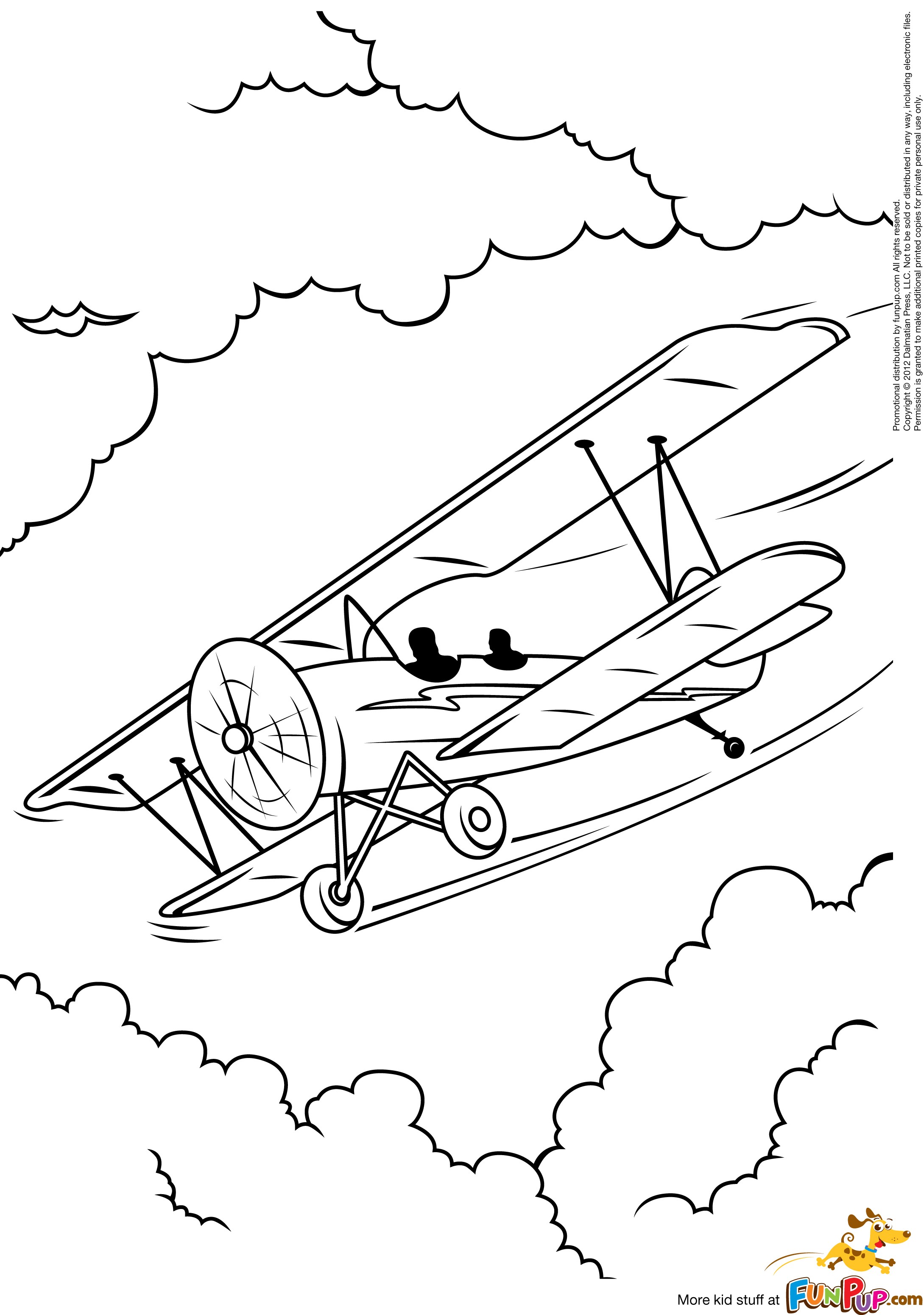 printable coloring pages airplane - photo #30