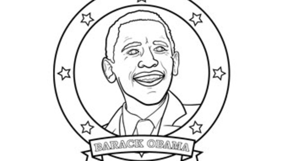 obama coloring pages for kindergarten - photo #32
