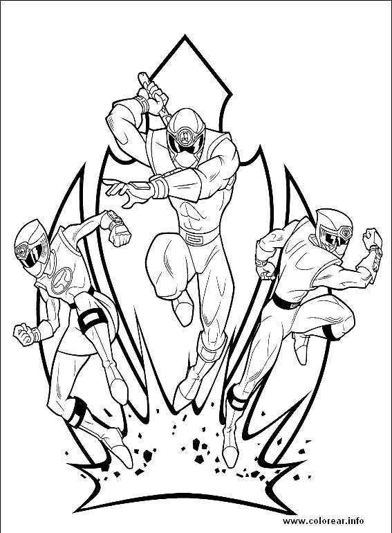 eagle power rangers coloring pages - photo #32