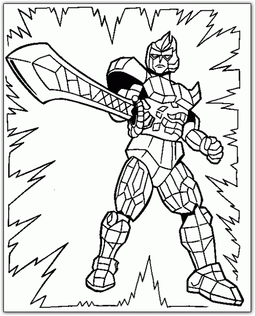 eagle power rangers coloring pages - photo #41