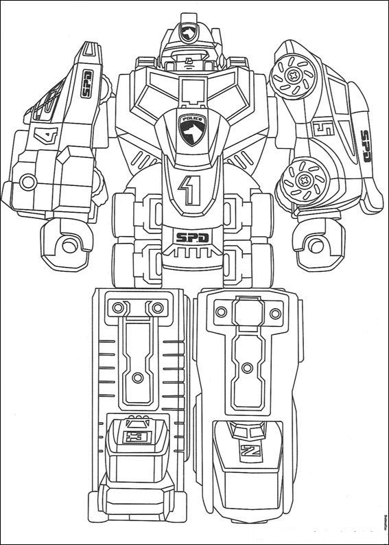 eagle power rangers coloring pages - photo #50