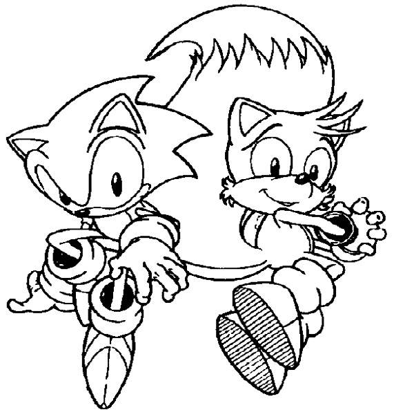 tails the fox coloring pages free printable - photo #16
