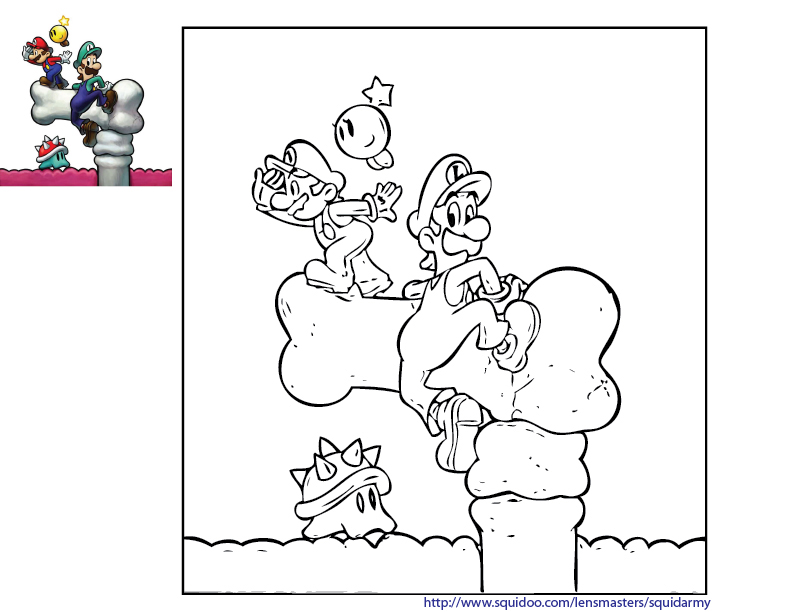 coloring pages mario games - photo #8