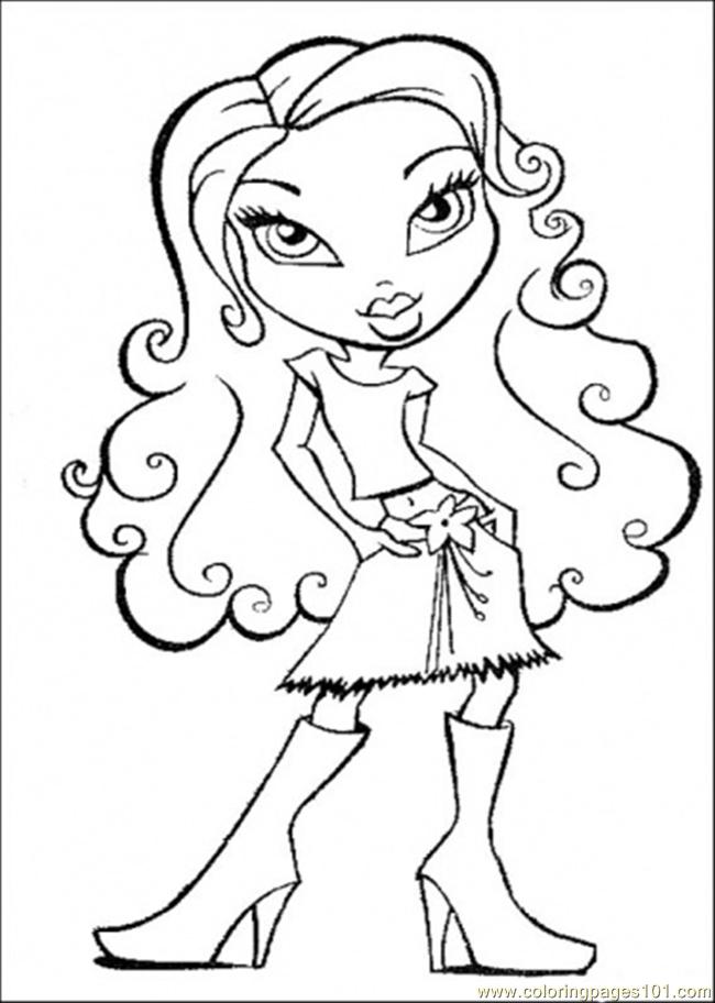 hairstyles coloring pages - photo #10