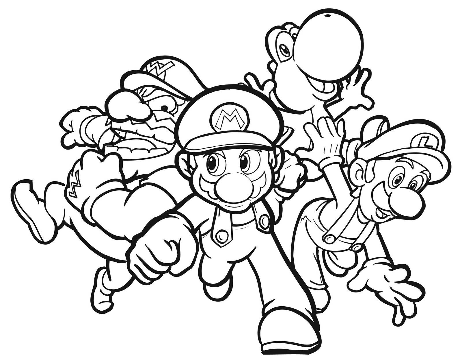 coloring pages mario games - photo #11