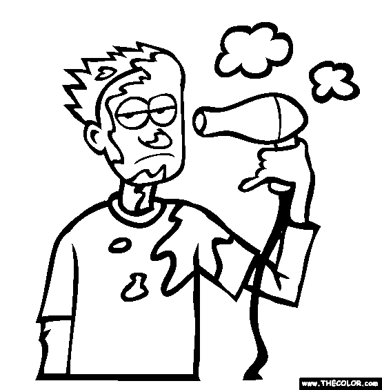 haircut coloring pages - photo #13