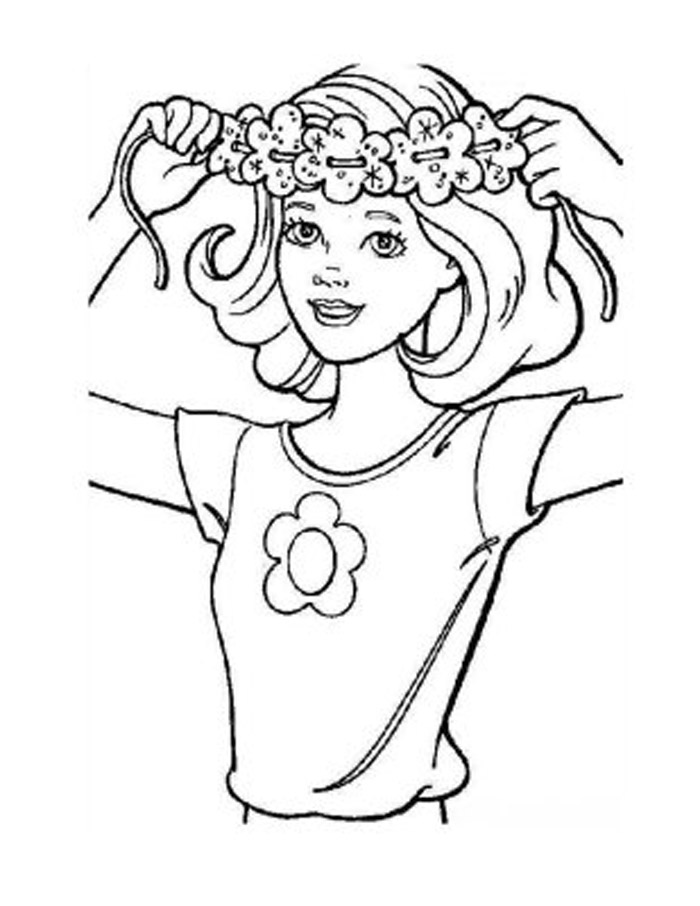 hairstyles coloring pages - photo #6
