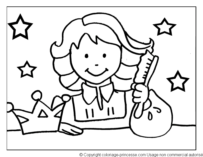 haircut coloring pages - photo #19