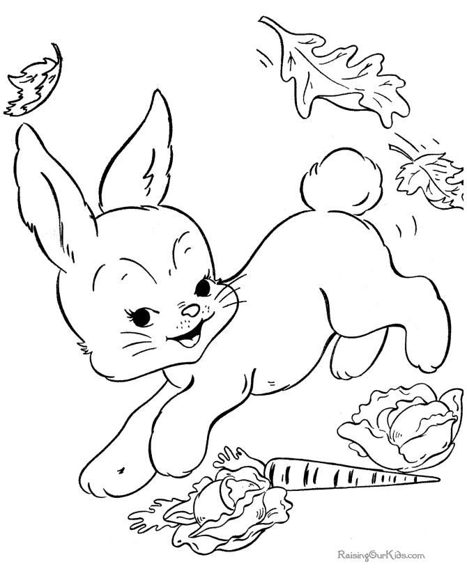 easter bunny coloring pages games for girls - photo #18