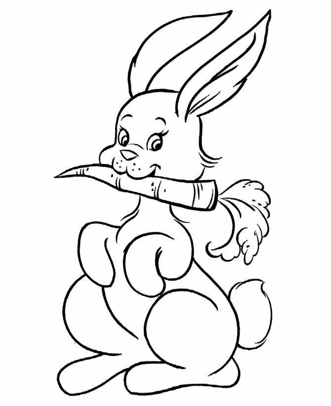 easter bunny coloring pages games for girls - photo #17
