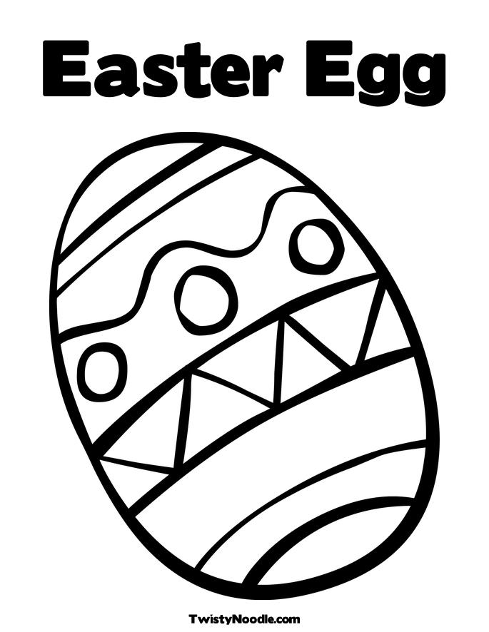 images of easter eggs coloring pages - photo #35