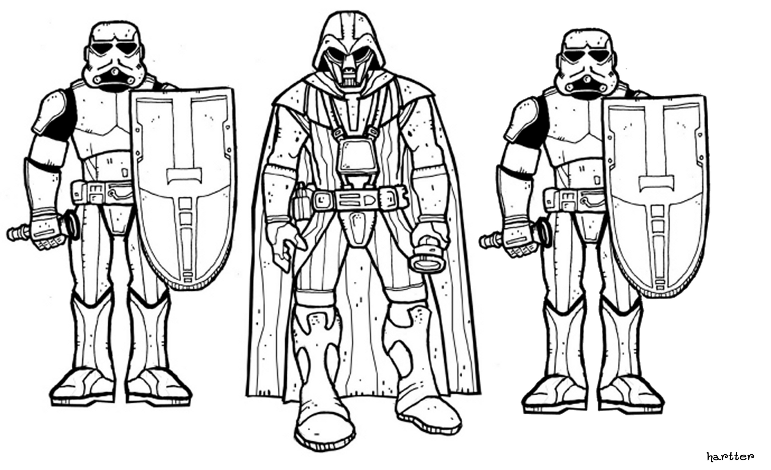 Star wars soundboard coloring pages | Star Wars clone ...