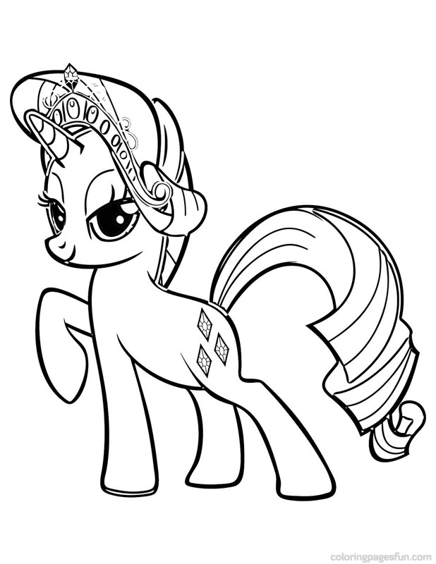 baby rarity my little pony coloring pages - photo #23