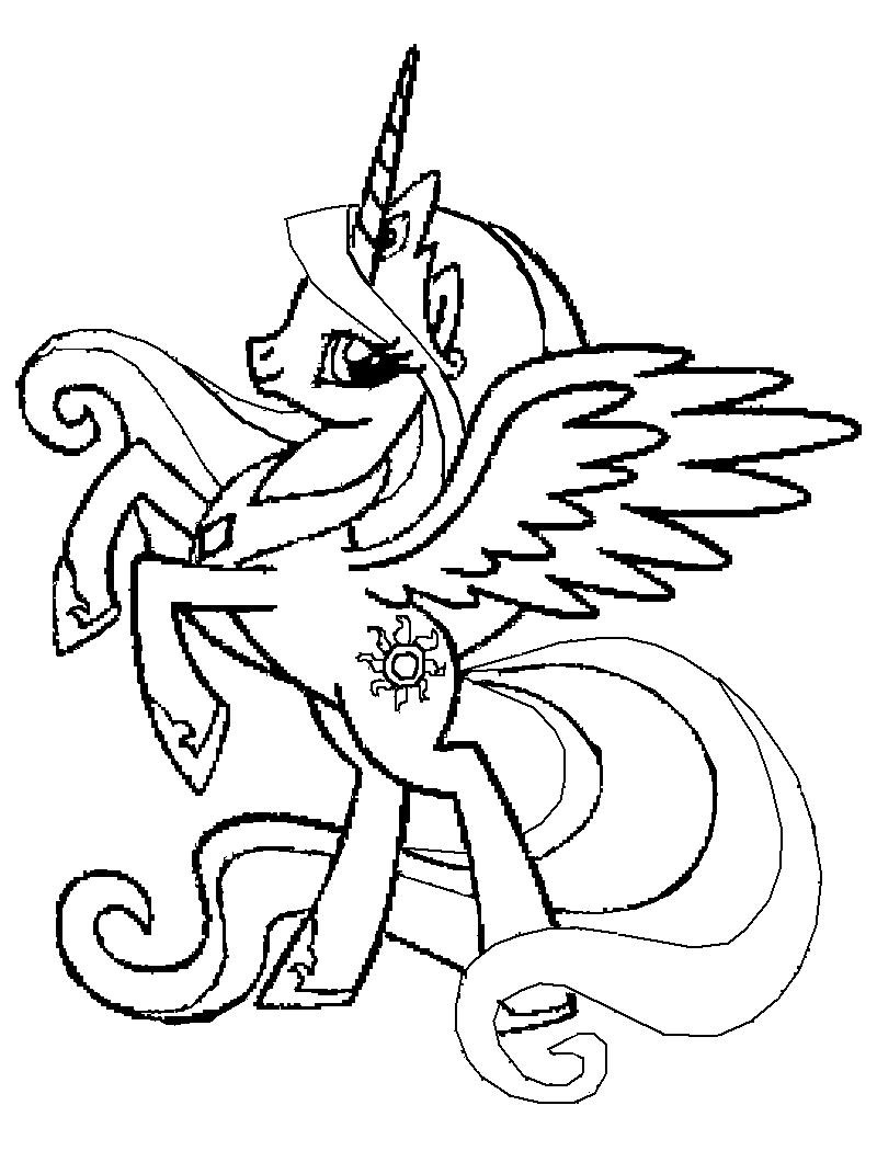 Coloring Pages: MY LITTLE PONY COLORING PAGES
