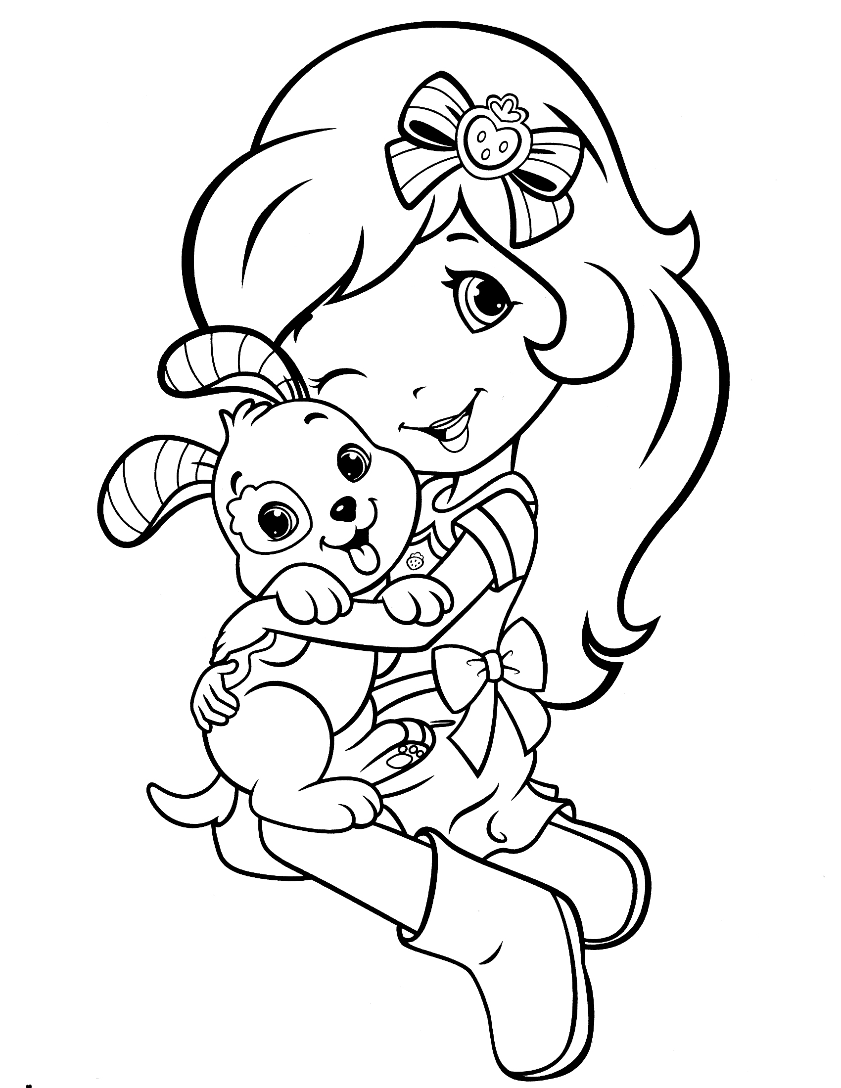 Strawberry Shortcake Coloring Pages \/ Cool coloring pages \/ 25 Free Printable Coloring Pages For 