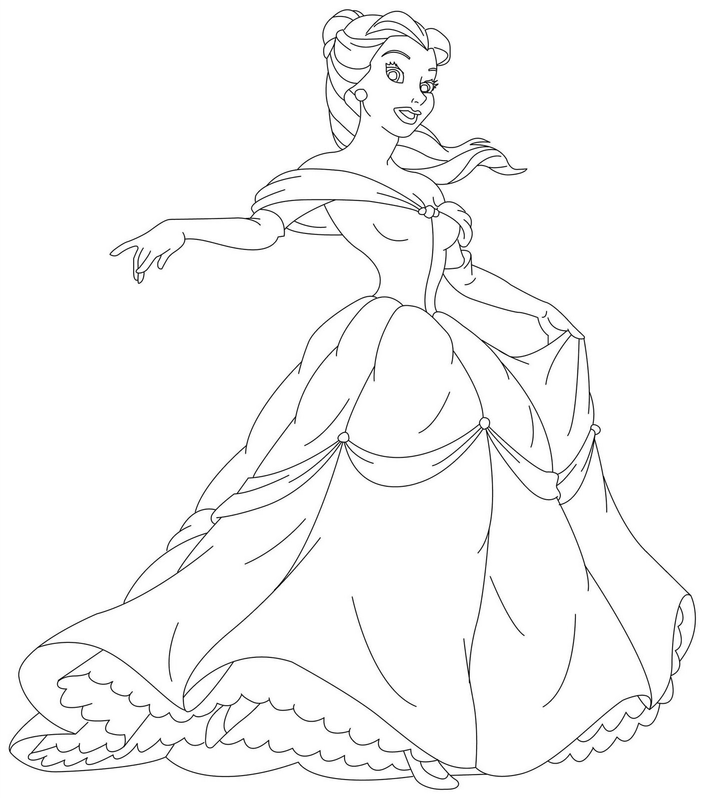 Disney coloring pages | Princess | #3 Free Printable Coloring Pages For