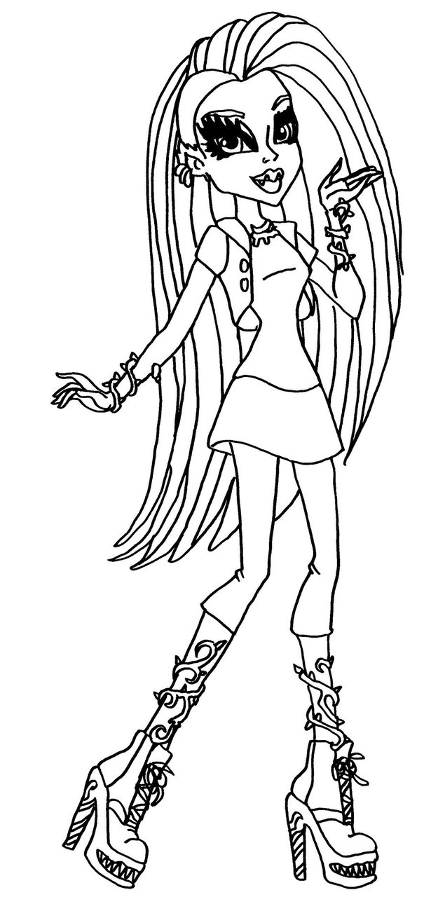 monster high coloring pages coloring pages for girls 2