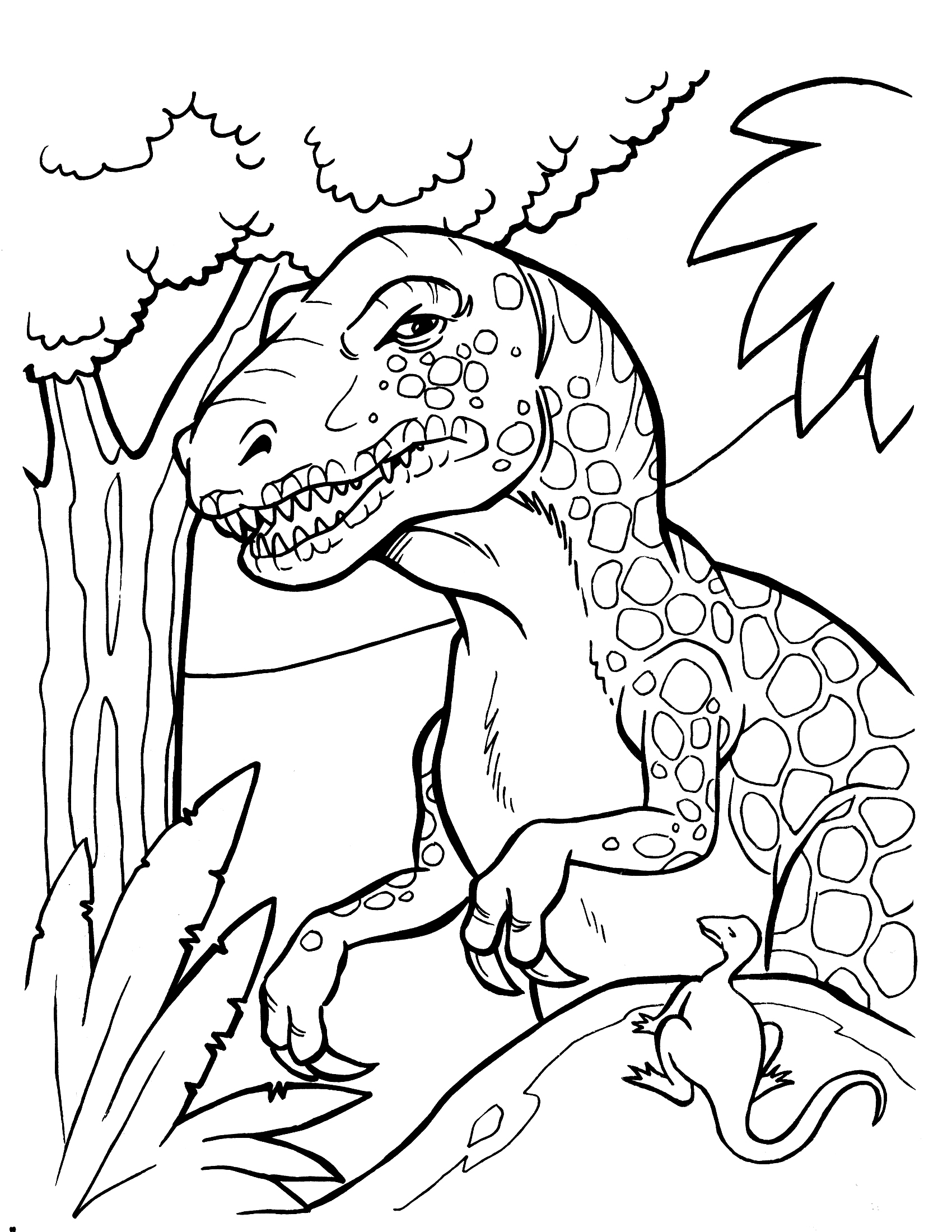 Big Dinosaur Coloring Pages | Coloring pages for Boys Free ...