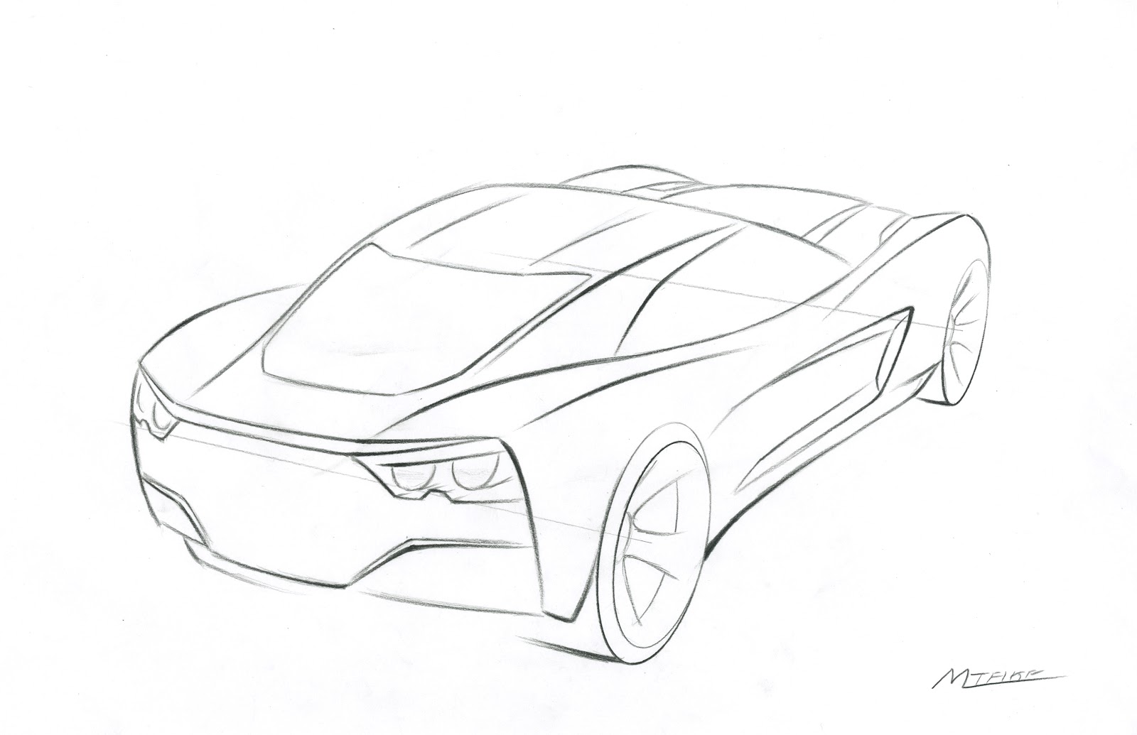 racing corvette coloring pages - photo #6