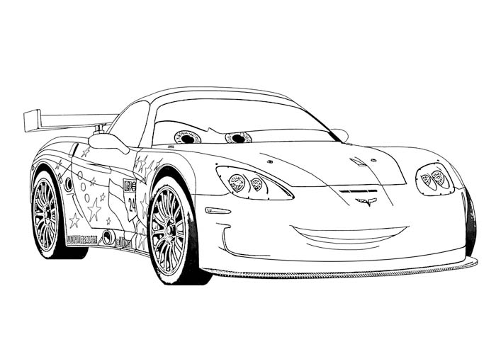 racing corvette coloring pages - photo #4