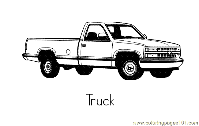 Pick-up Truck Coloring Pages Free Printable Coloring Pages ...