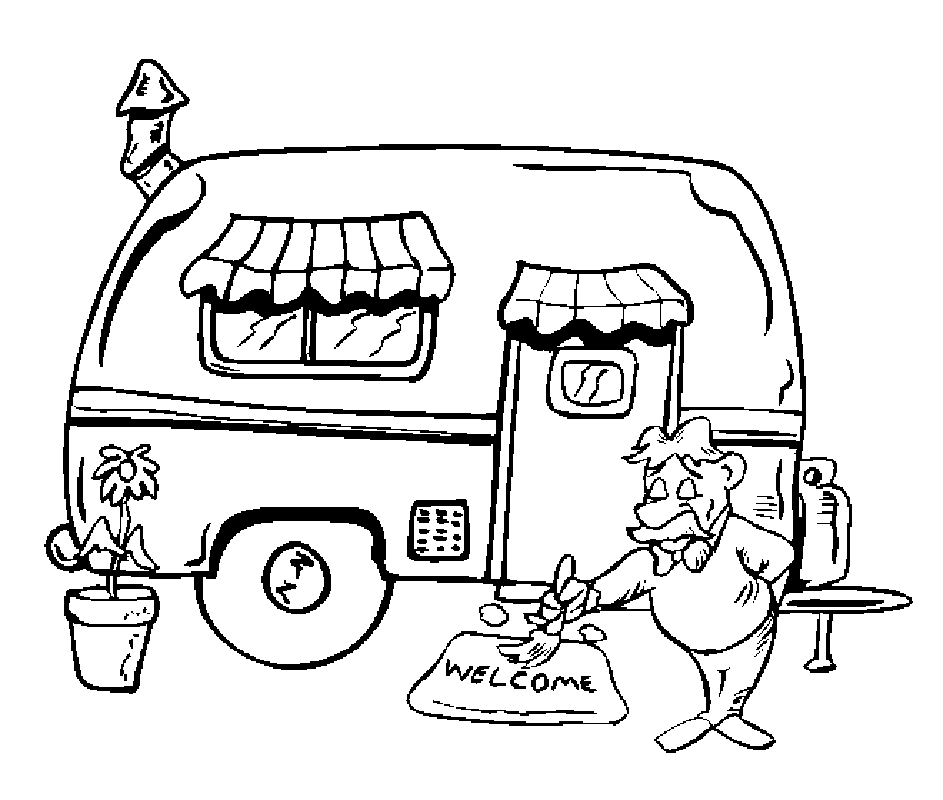vacation coloring pages - photo #21