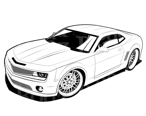 camaro printable coloring pages - photo #37