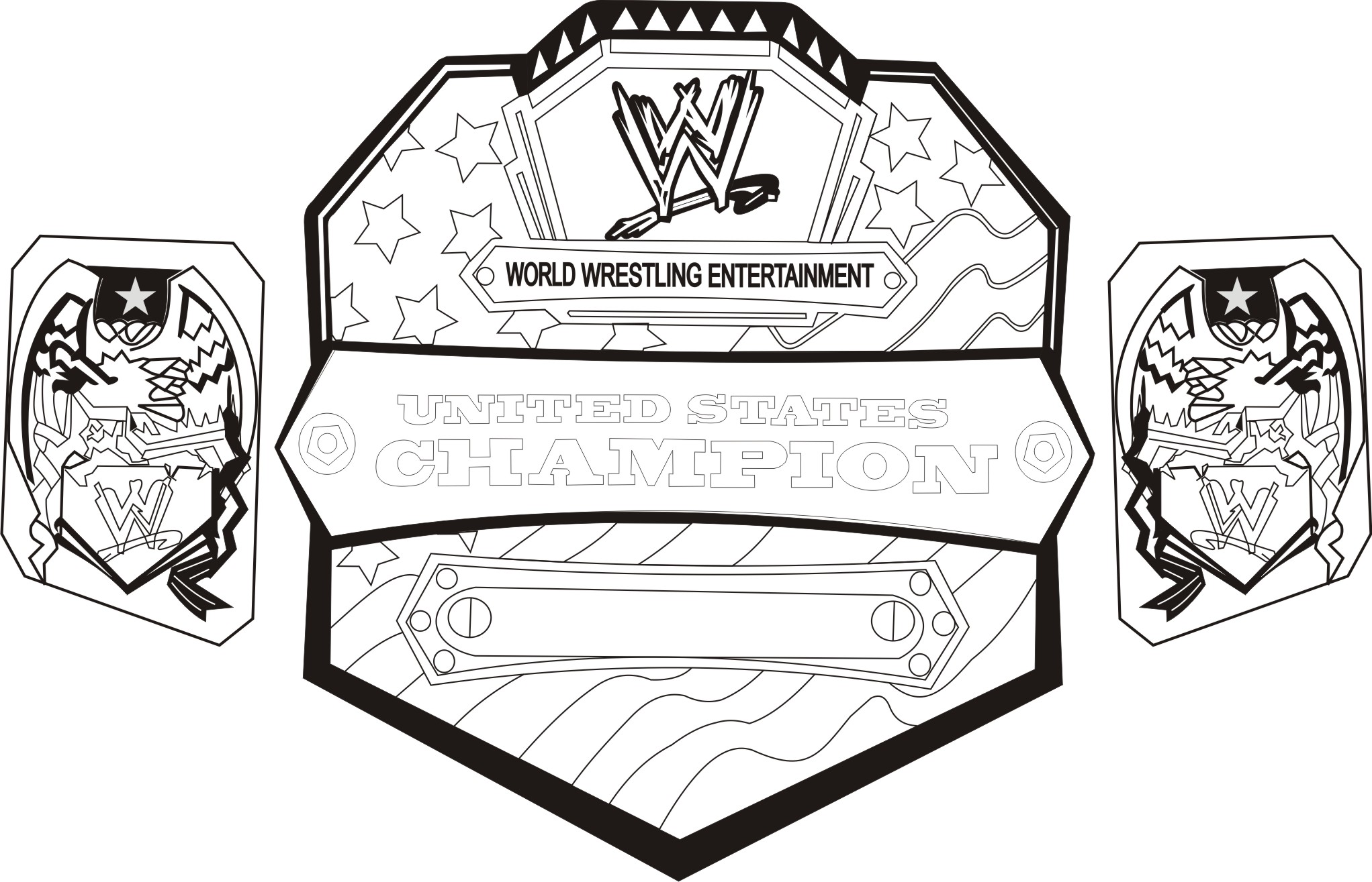 wwe coloring pages